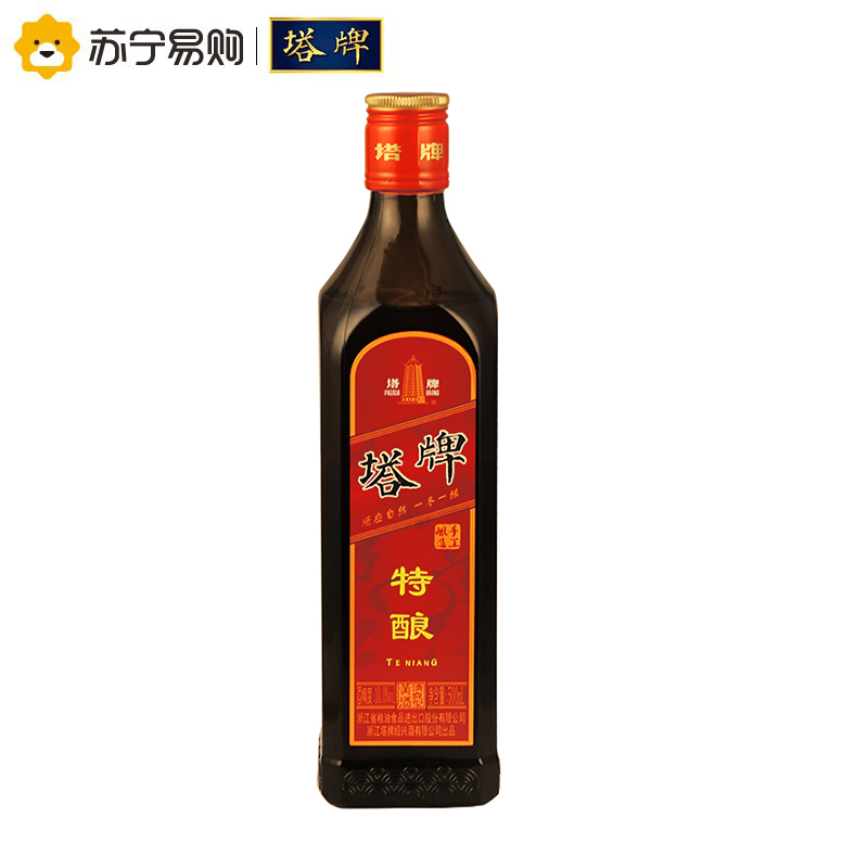 [苏宁超市]塔牌黄酒 10度 特酿 500ml*8瓶 整箱装高清大图