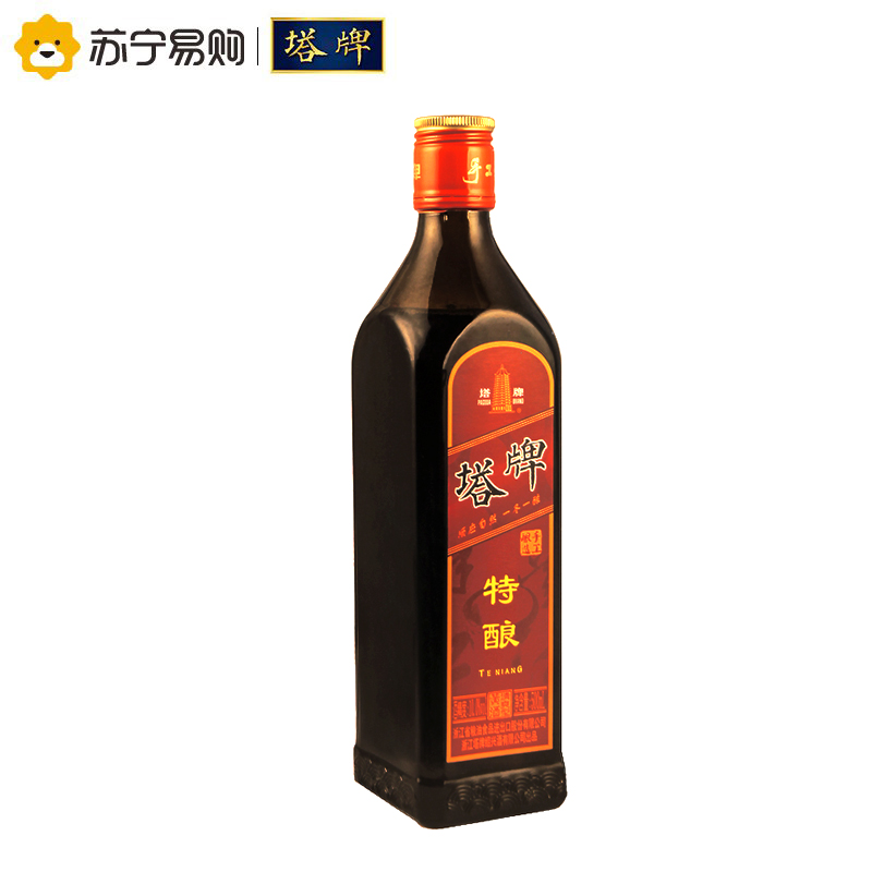 [苏宁超市]塔牌黄酒 10度 特酿 500ml*8瓶 整箱装高清大图