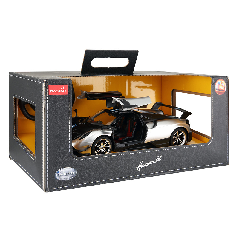 星辉(rastar)帕加尼充电动遥控汽车1:14 儿童玩具开门车模75460银色