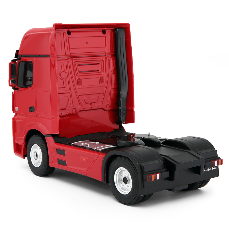 星辉(Rastar)奔驰遥控车拖车玩具电动无线遥控可充电卡车工程车套装 男孩玩具 74940红色 8岁以上高清大图
