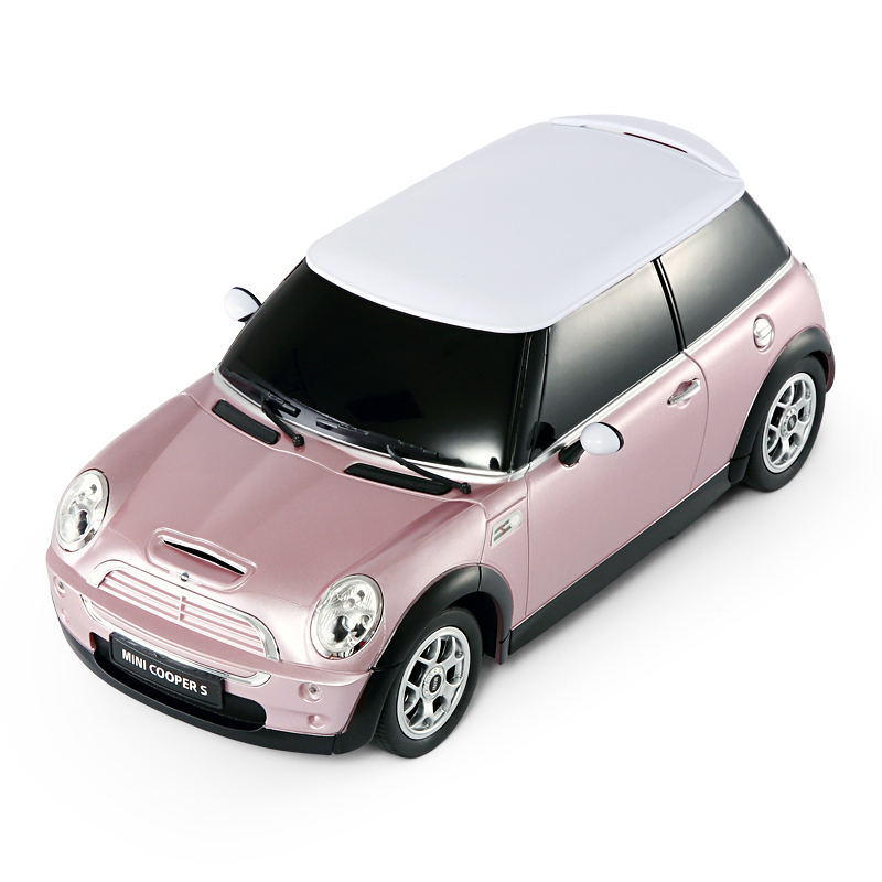 星辉(Rastar)宝马MINI电动遥控车儿童玩具 1:14遥控汽车宝马车模型21800玫瑰金