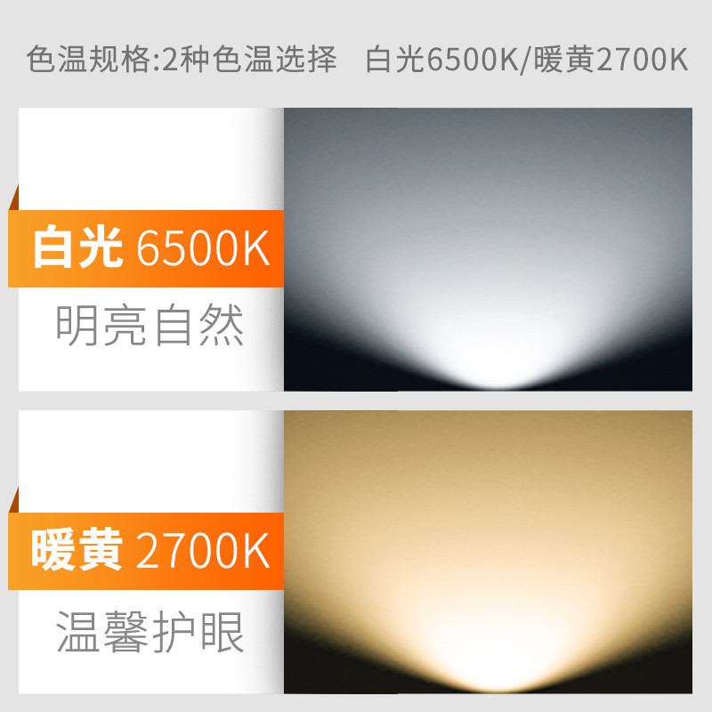 FSL佛山照明 LED光源水晶吊灯尖泡e14螺口拉尾泡家用装饰灯1-45W小灯泡冷光(5000K以上)