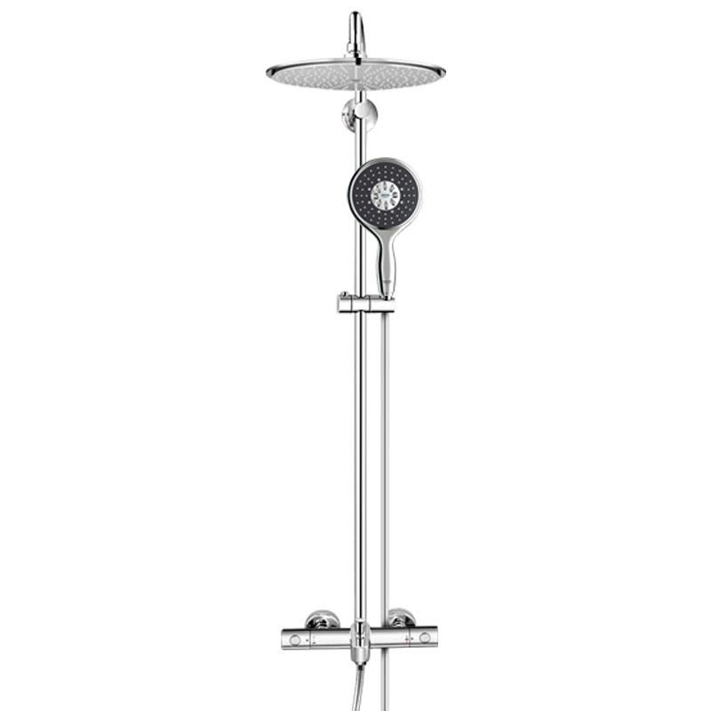 德国-高仪(GROHE)淋浴花洒 奥菲利亚一体恒温 210MM铜质顶喷+130MM保颂手持花洒 26243+28368图片