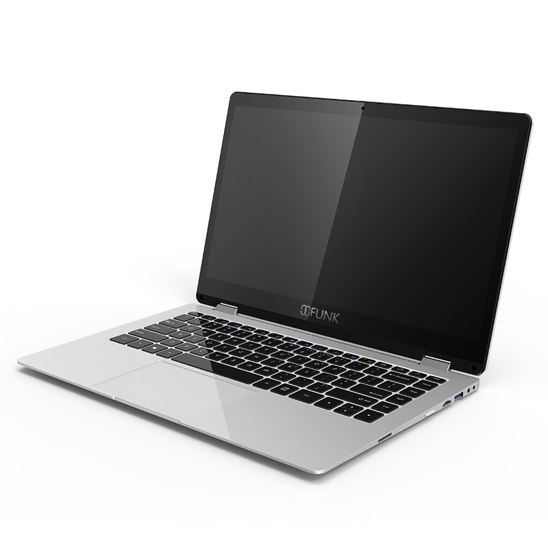 iFunk双子 13.3英寸轻薄本翻转yoga笔记本电脑（N4200 4G 64G SSD 银色标准版）
