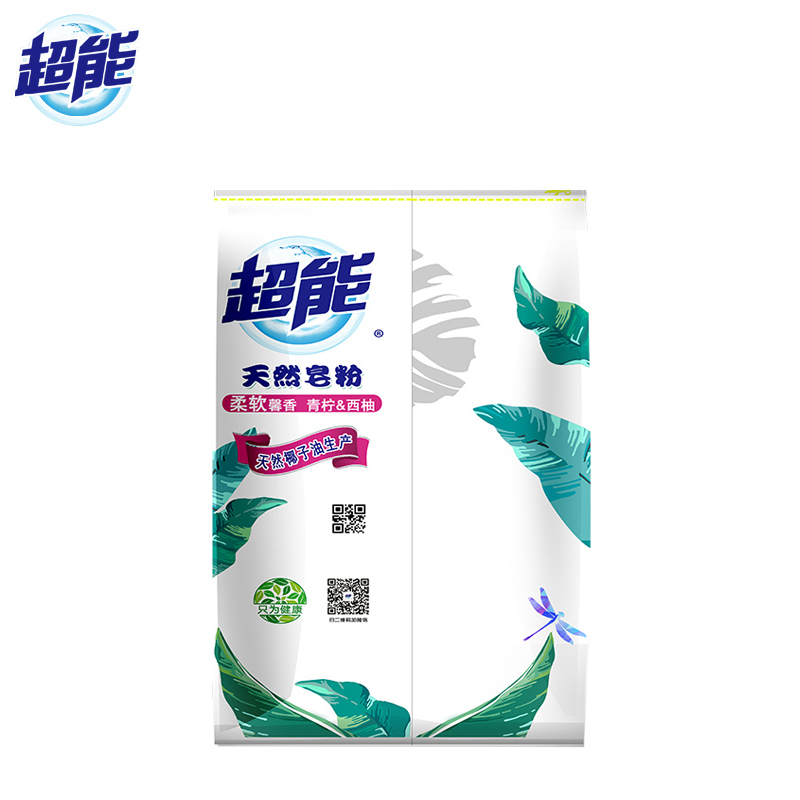 宝洁 青柠西柚天然皂粉CN 馨香柔软 360g (袋)