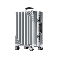 ACMILANAC米兰 复古铝框行李箱 021 24寸银色