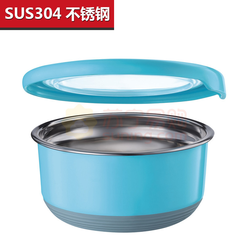 304不锈钢饭盒学生便当盒隔热防滑餐盒/容量1200ML