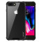 ESCASE 苹果iPhone8Plus/7Plus手机壳/手机套 真玻璃双料气囊防摔防刮伤保护壳 送钢化膜