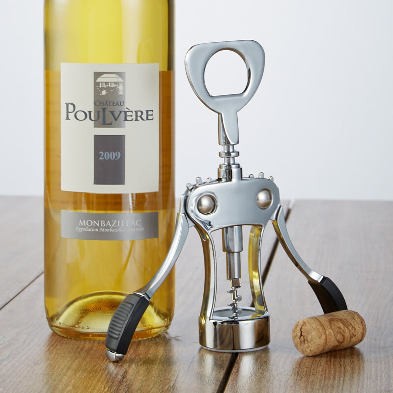 Vinocave红酒开瓶器 多功能开酒器 啤酒起子 红酒开酒器 酒具套装 不锈钢 开瓶器 B款