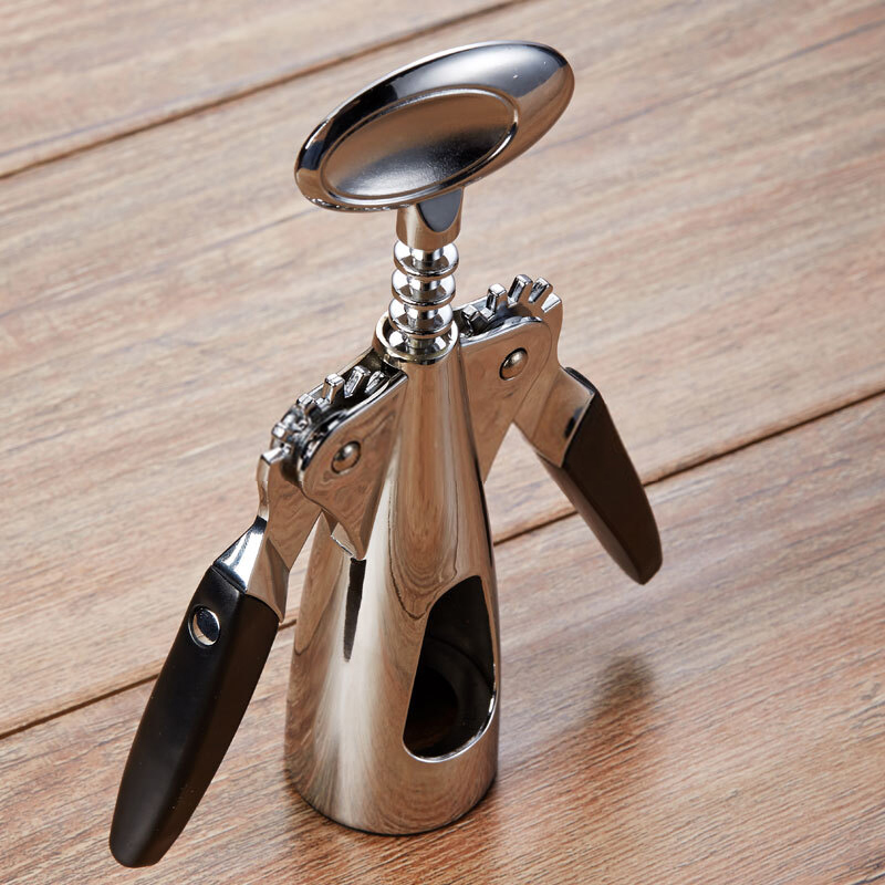 Vinocave红酒开瓶器 多功能开酒器 啤酒起子 红酒开酒器 酒具套装 不锈钢 开瓶器 B款