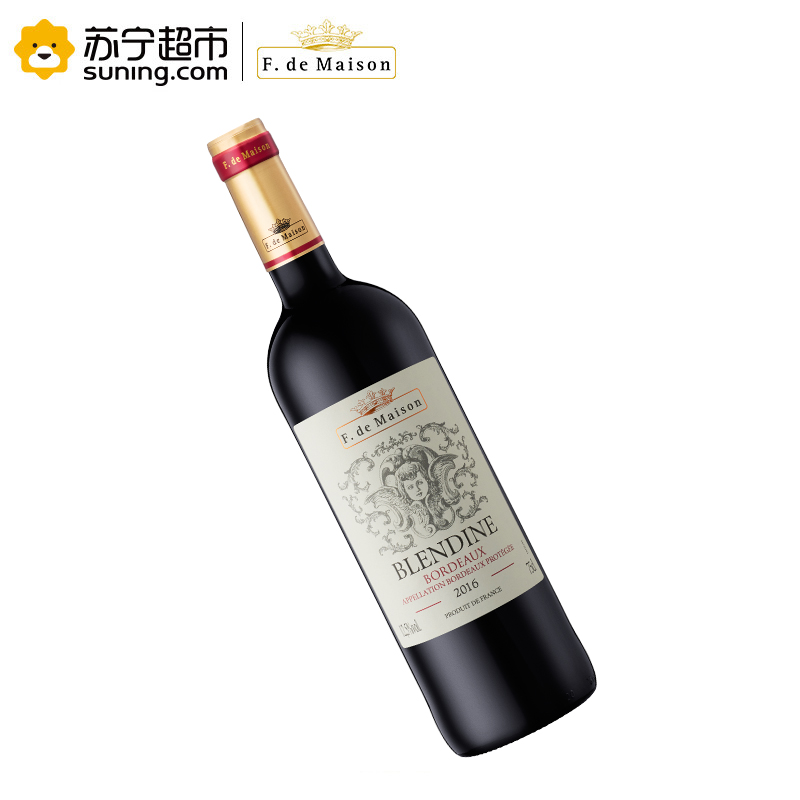 美圣世家碧兰黛波尔多干红葡萄酒750ML