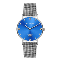 意大利进口PINKO女士时尚简约石英表浩瀚蓝超薄网织带PK.2387L/01