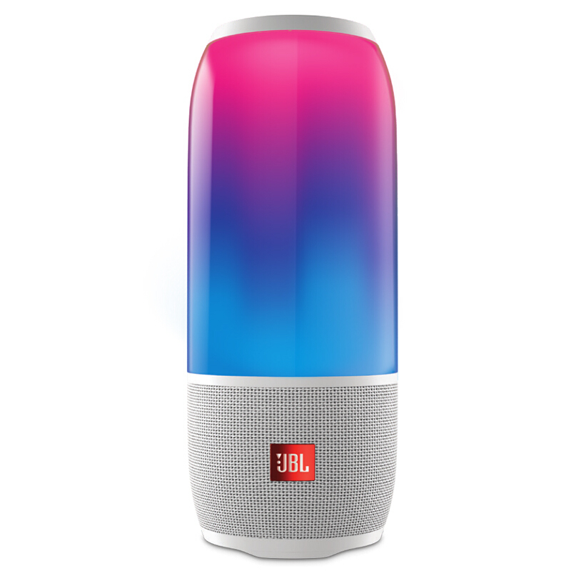 JBL Pulse3 音乐脉动3 炫彩蓝牙小音箱 音响 低音炮 便携迷你音响 音箱 防水设计 珍珠白高清大图