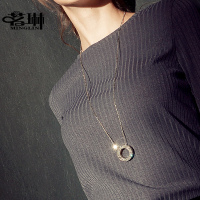 缘圈毛衣链长款项链女 韩国百搭简约 秋冬衣服配饰
