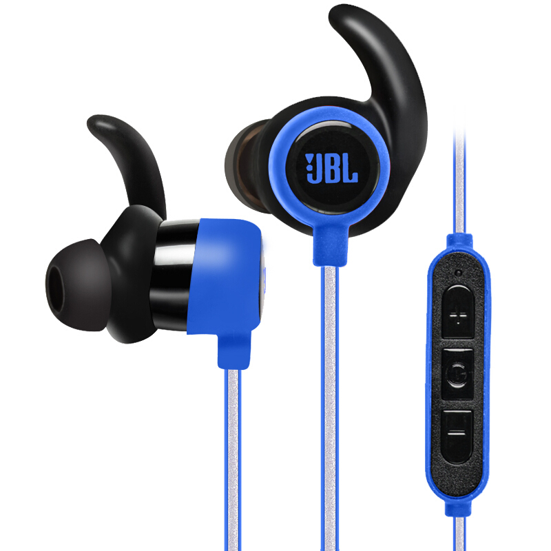 JBL Reflect Mini BT 专业运动无线蓝牙耳机 手机线控通话 迷你夜跑版 蓝色三星SAMSUNG等适用