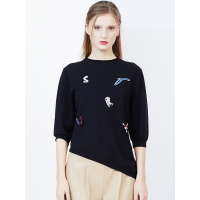 XG 个性不规则针织上衣 XC309017B290