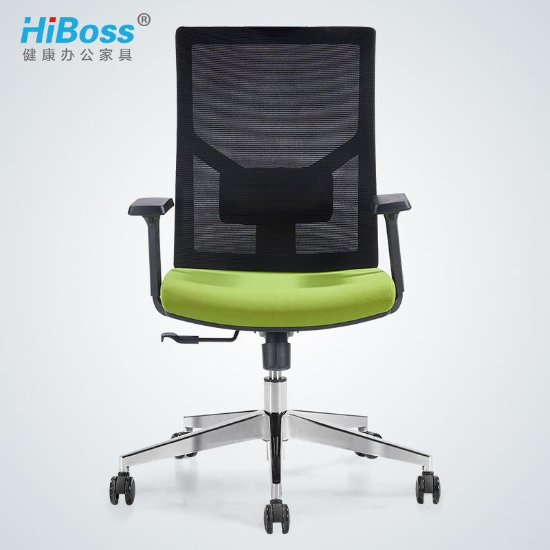 HiBoss 人体工程学电脑椅子职员椅转椅家用网布透气办公椅