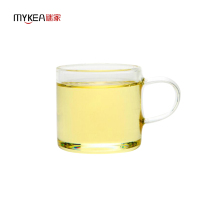 谜家 玻璃茶杯喝茶杯办公杯红茶绿茶杯茶具配件喝水杯泡茶杯功夫茶杯小玻璃杯 香茗杯6只