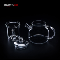 谜家 850ml玻璃茶壶泡茶壶花茶壶红茶黑茶煮茶器耐高温茶水壶带过滤内胆茶具泡茶器飘逸杯