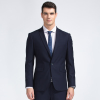 才子男装（TRIES）西服套装 男士2017新款纯色雅致一粒单排扣修身简约百搭商务西服2071E0671