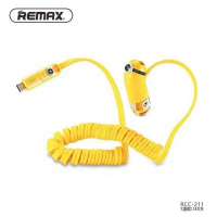 REMAX 大眼萌单usb车充2.4A 黄色