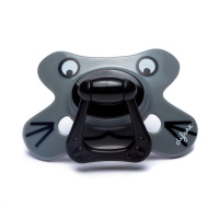 迪福difrax 牙医型安抚奶嘴 黑色 牙医型 18月+