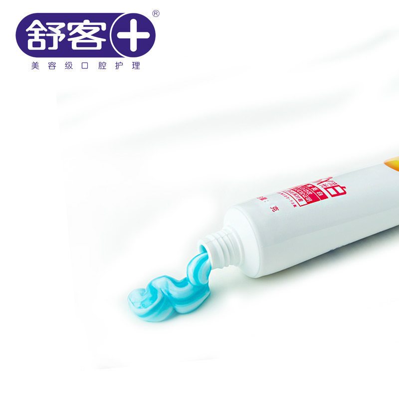 舒客 流光白早晚牙膏(细致亮白)65g+65g (组)
