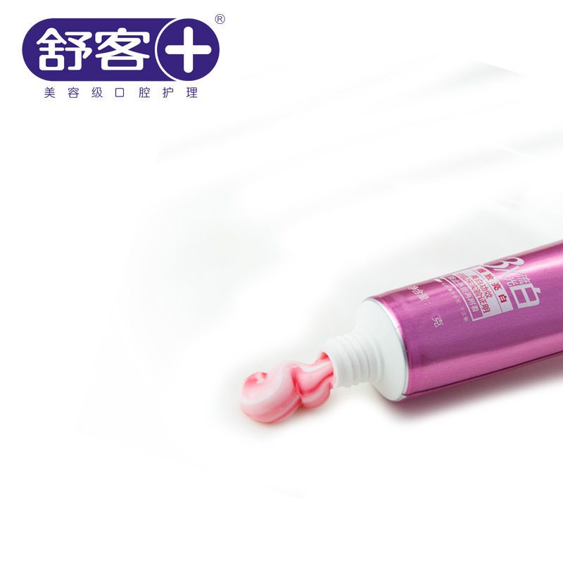 舒客 流光白早晚牙膏(细致亮白)65g+65g (组)