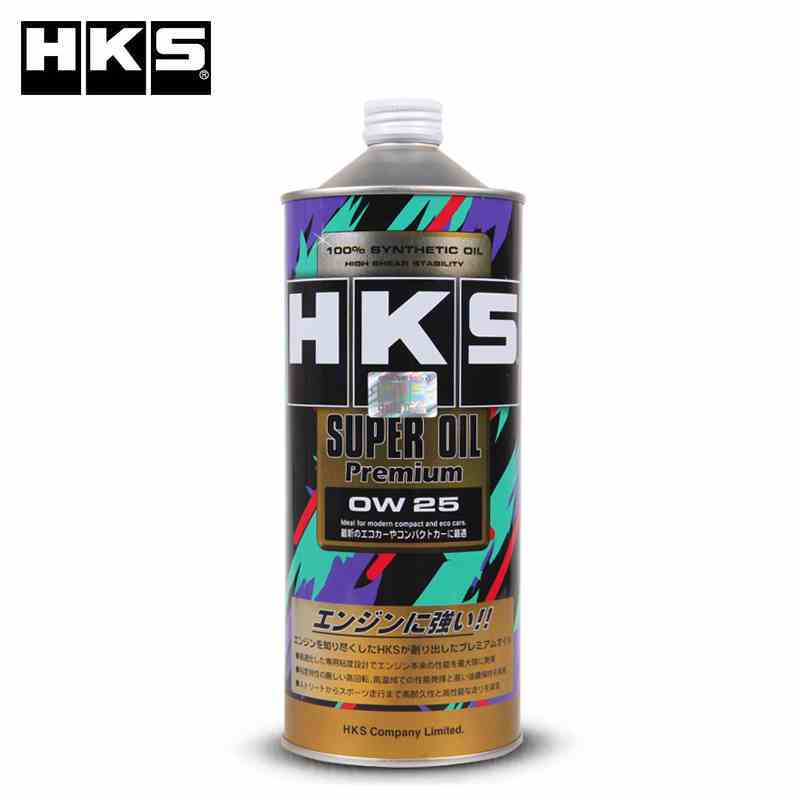 HKS日本进口汽车机油1L正品全合成适用丰田本田马自达润滑油0W-25