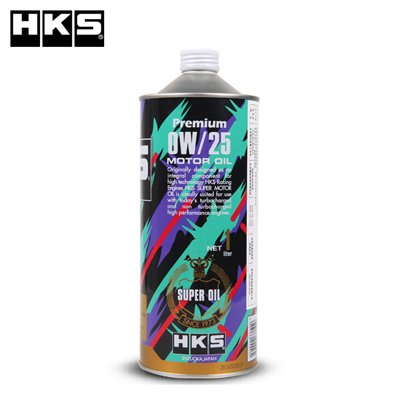 HKS日本进口汽车机油1L正品全合成适用丰田本田马自达润滑油0W-25