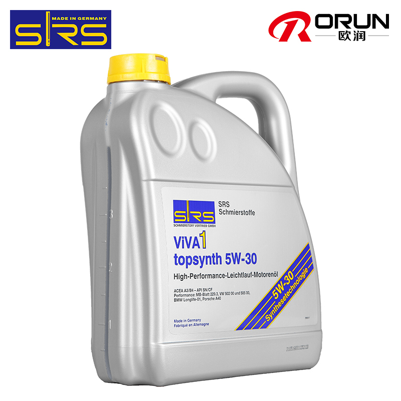 SRS全合成机油5W-30适用大众通用福特奔驰汽车润滑油多力威正品4L