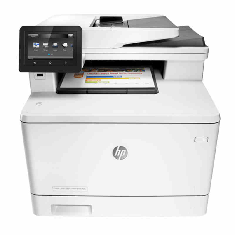 惠普HP M377dw彩色黑白三合一商用办公激光多功能一体机高清大图