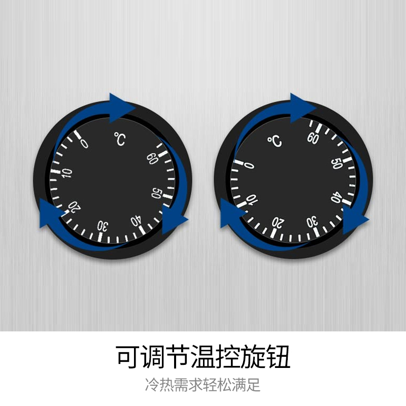 慕蒙(VOMENT)饮料机双温双缸果汁机商用(黑色)MYL02B