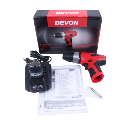 Devon 12V充电式锂电钻(单电)5241/[1台]