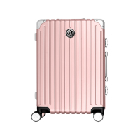 Volkswagen大众 复古旗舰款铝框行李箱 0906 20寸玫瑰金