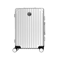 Volkswagen大众 复古旗舰款铝框行李箱 0906 24寸拉丝银