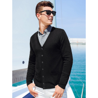 杰米克(JenMick) 合身经典百搭开衫羊毛衫