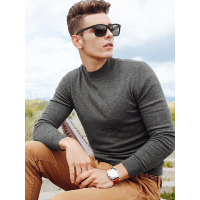 杰米克(JenMick)简约时尚休闲纯色半高领羊毛衫