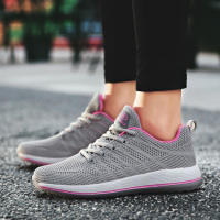 奇安达冬季女鞋新款韩版潮流运动鞋透气休闲鞋增高跑步鞋 QAD1173068