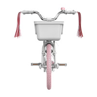 ninebot儿童自行车 14寸女款儿童单车 女款 纳恩博童车带可拆卸辅助轮 粉色