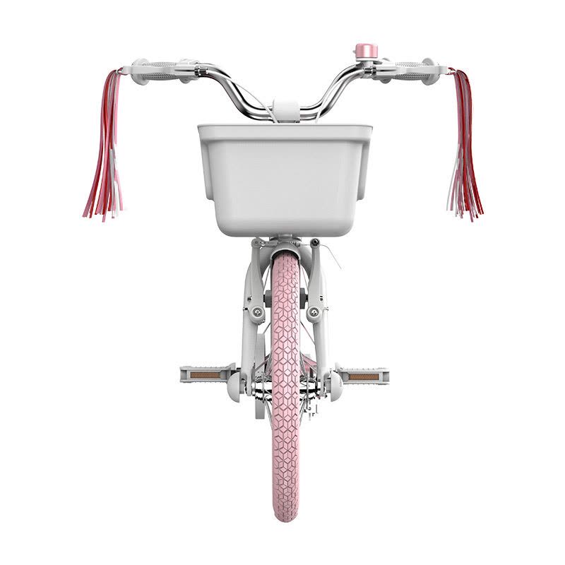 ninebot儿童自行车 14寸女款儿童单车 女款 纳恩博童车带可拆卸辅助轮 粉色图片