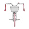 ninebot儿童自行车 16寸女款儿童单车 纳恩博童车配车篮 粉色