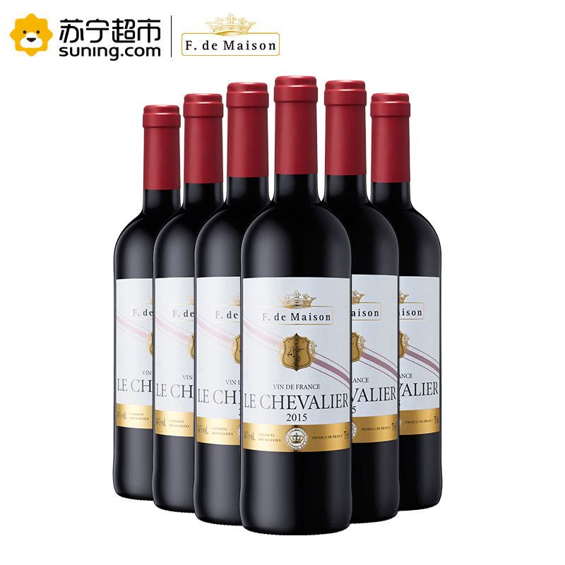 美圣世家舍瓦利艾骑士干红葡萄酒750ML*6图片