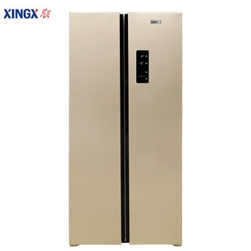 星星(XINGX) BCD-450WDB 450升 风冷对开门冰箱 LED液晶触控屏 风冷无霜 隐形把手设计 钛金刚