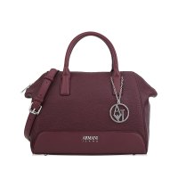 ARMANI JEANS LOGO挂件荔枝纹女士手提斜挎包 9223467A821-2