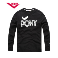 PONY官方2017秋季新品圆领套头卫衣长袖运动衫男士外套