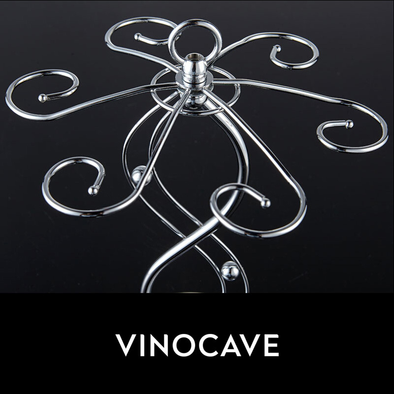 维诺卡夫 vinocave酒杯架 红酒架悬挂酒杯架 创意酒架 红酒杯架配红酒杯 红酒杯架 8字回旋杯架