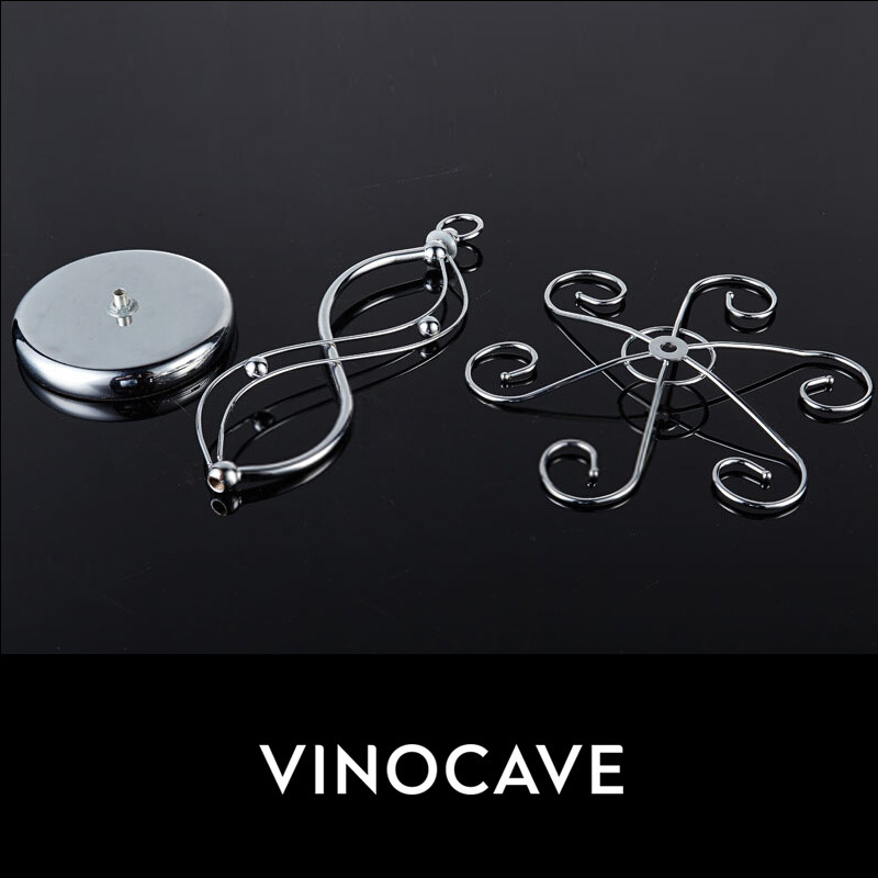 维诺卡夫 vinocave酒杯架 红酒架悬挂酒杯架 创意酒架 红酒杯架配红酒杯 红酒杯架 8字回旋杯架