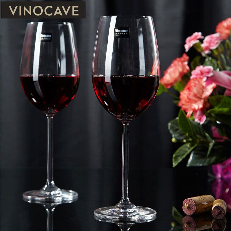 维诺卡夫 vinocave酒杯架 红酒架悬挂酒杯架 创意酒架 红酒杯架配红酒杯 红酒杯架 8字杯架+6支407毫升酒杯图片