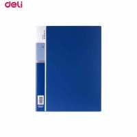 得力(deli)5001 A4资料册 透明活页试卷夹文件夹 6个价 颜色随机(10页)